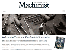 Tablet Screenshot of homeshopmachinist.net